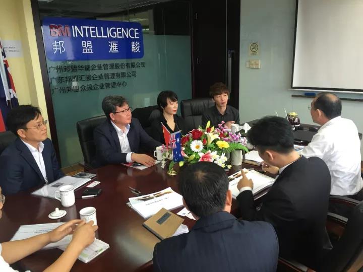 11月9日，韓國CHC PARTNERS蒞臨我們司洽談中韓合作事宜
